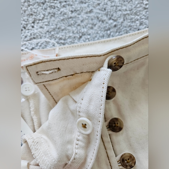 🎉HP🎉 NWT Tory Burch Twill Button Front Trouser - Picture 5 of 14